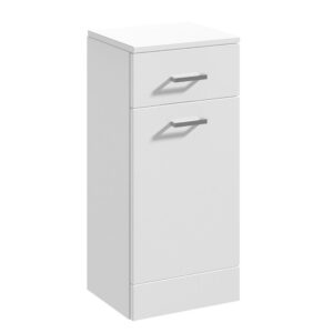 350mm Laundry Basket 300mm Deep - Gloss White