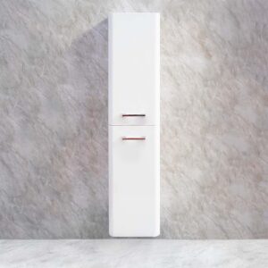 Modern 300mmm Waterproof Tall Unit White
