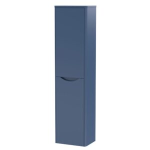 356mm Wall Hung Tall Unit - Satin Blue