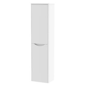 356mm Wall Hung Tall Unit - Satin White