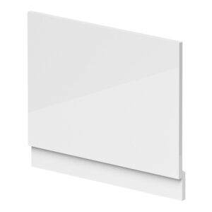 MDF 800mm Bath End Panel - Gloss White
